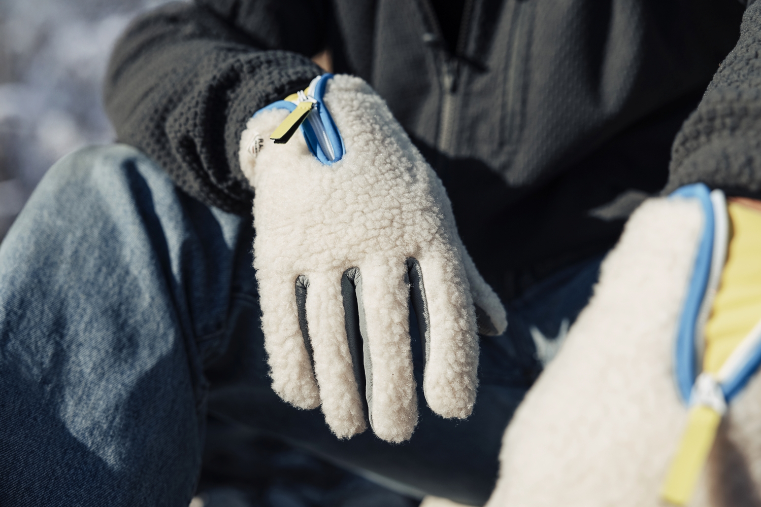 gants ski moumoute facile &agrave; enfiler